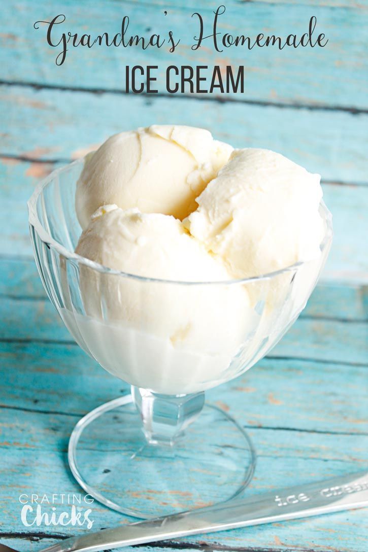 Grandma's Best: Classic Old Fashioned Vanilla Custard Ice Cream